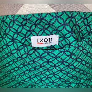 IZOD crop pants - Size 12 - green and navy blue